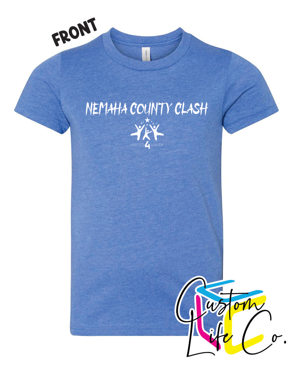 Nemaha County Clash "Bluejays" Youth T-shirt