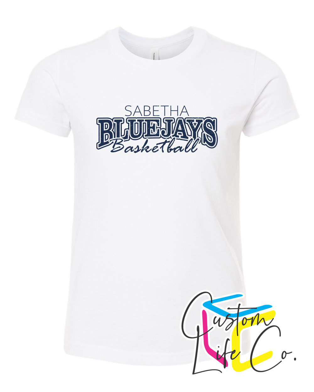 Sabetha Bluejays Basketball Youth T-Shirt