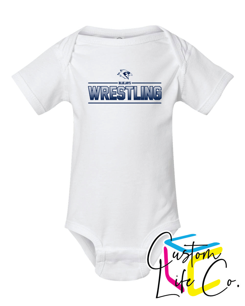 Bluejays Wrestling Ombre Infant Onesie