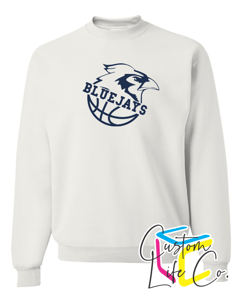 Bluejays Basketball Adult Crewneck