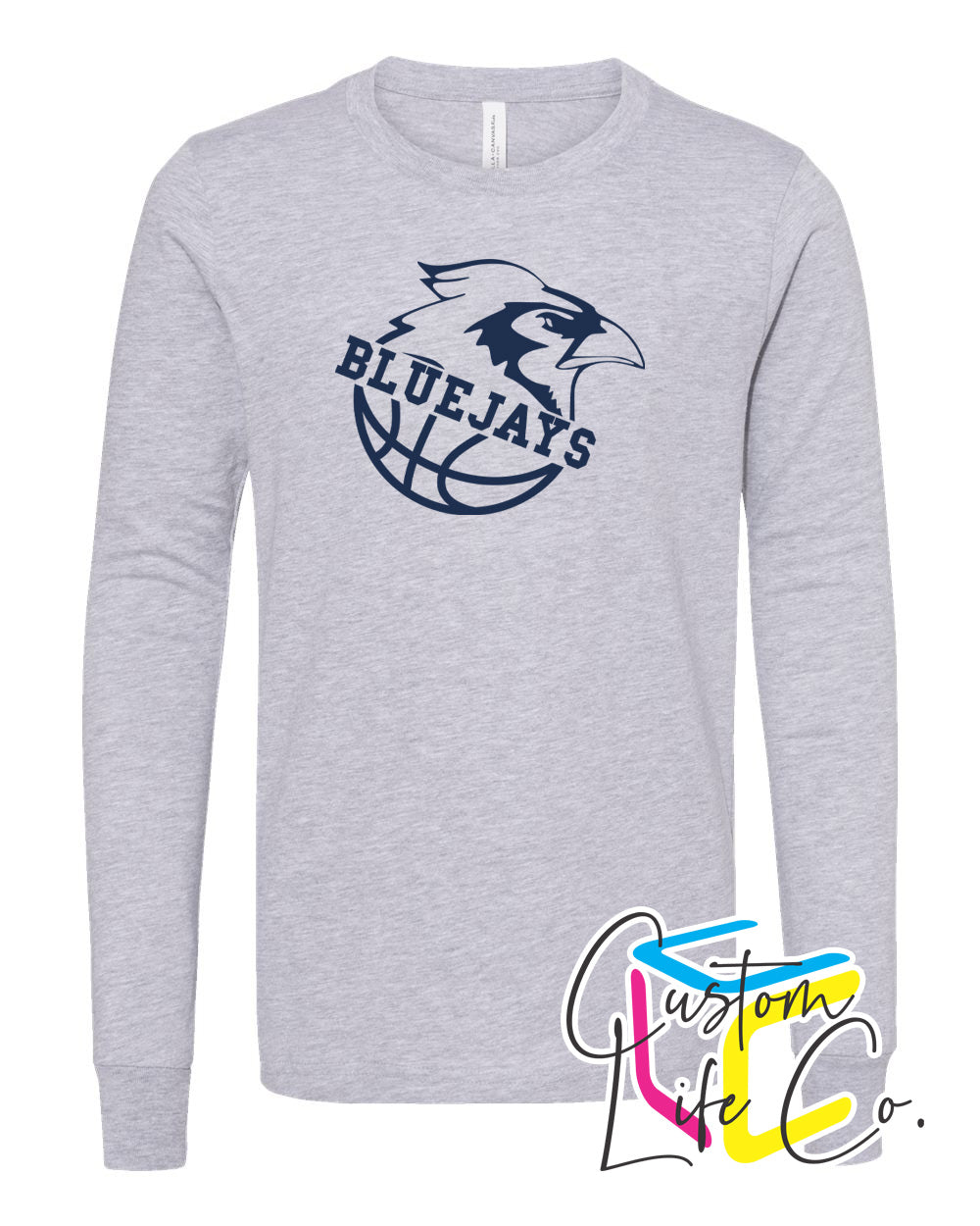 Bluejays Basketball Youth Long Sleeve Shirt