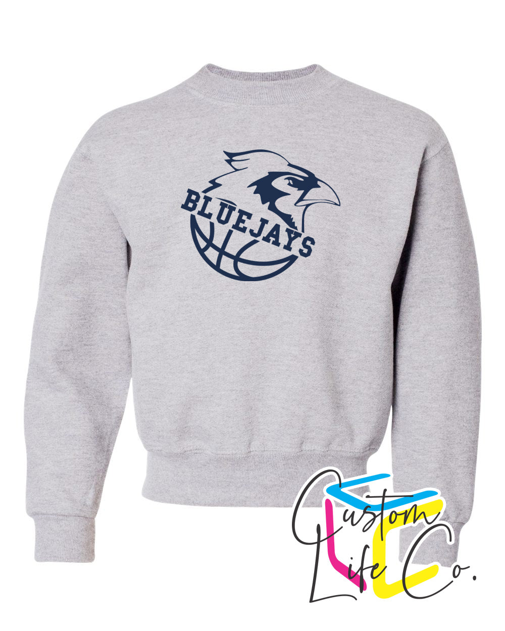 Bluejays Basketball Youth Crewneck