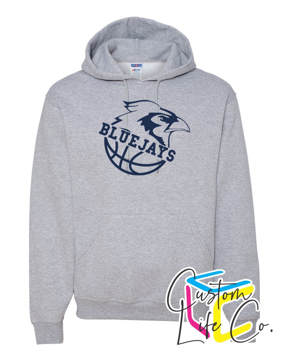 Bluejays Basketball Adult Hoodie