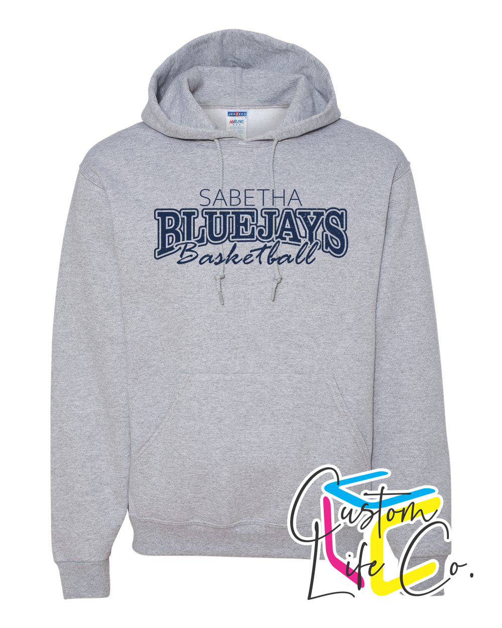 Sabetha Bluejays Basketball Adult Hoodie