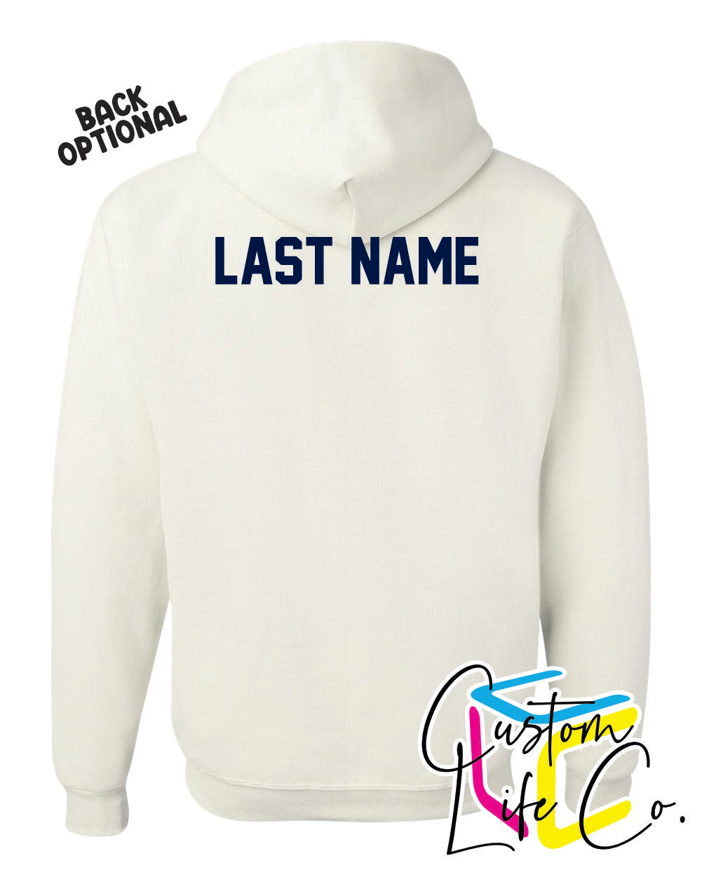 Bluejays Wrestling Ombre Adult Hoodie