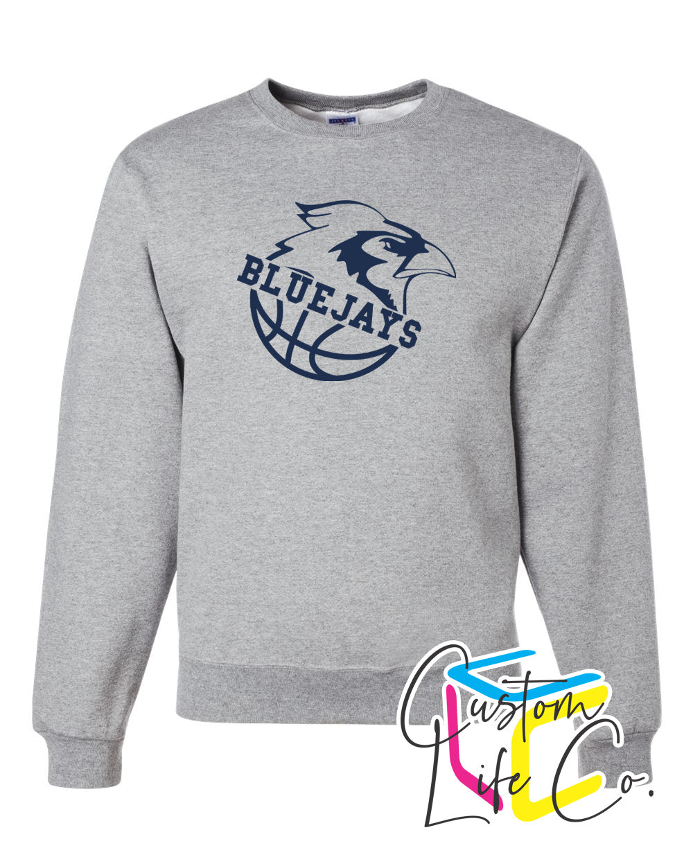 Bluejays Basketball Adult Crewneck