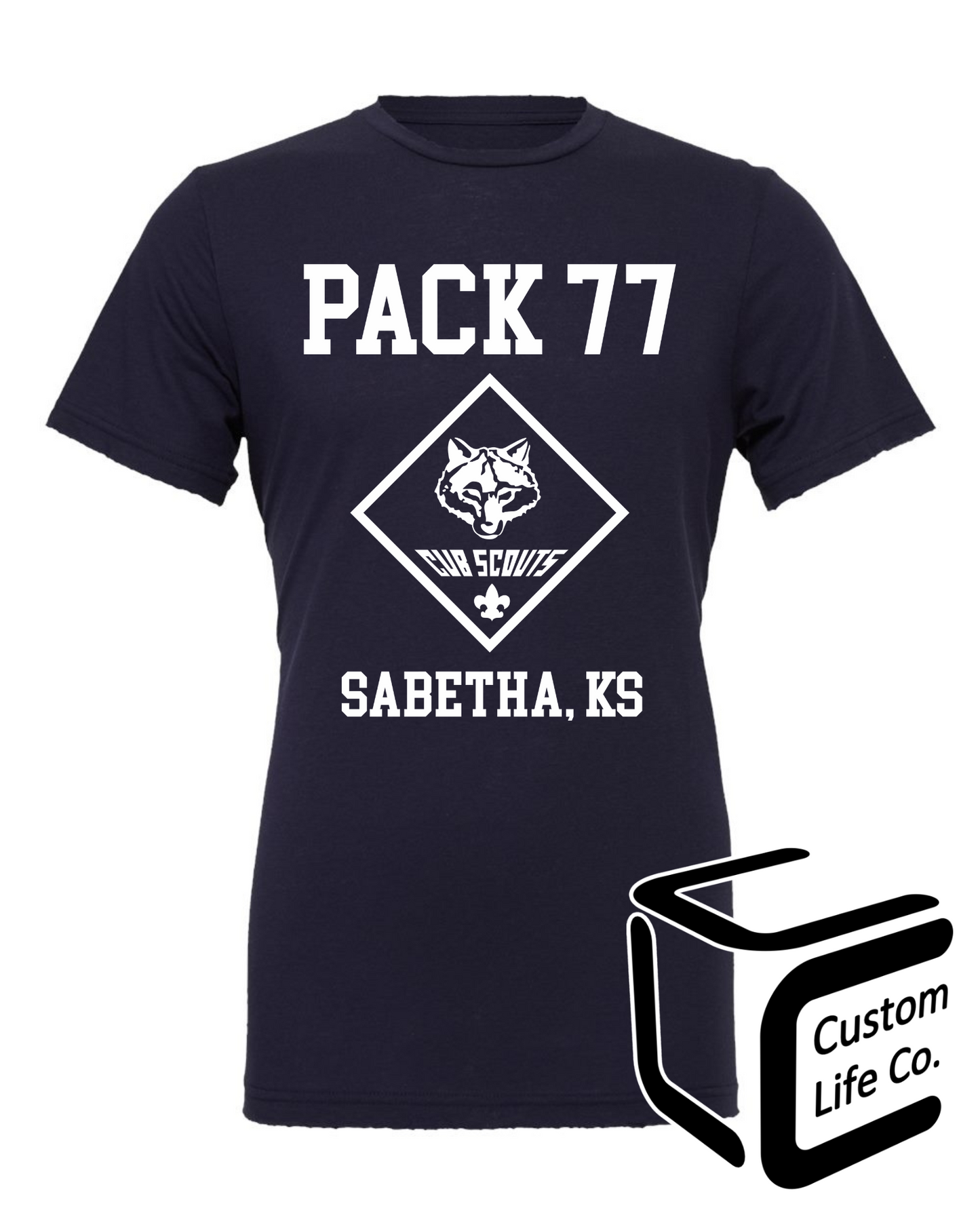 Cub Scouts Pack 77 Adult T-Shirt