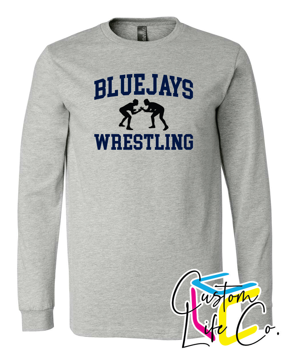 Bluejays Wrestlers Adult Long Sleeve