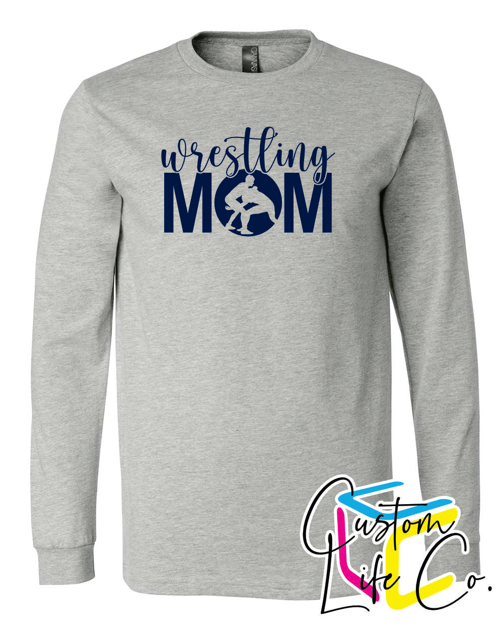 Wrestling Mom Adult Long Sleeve