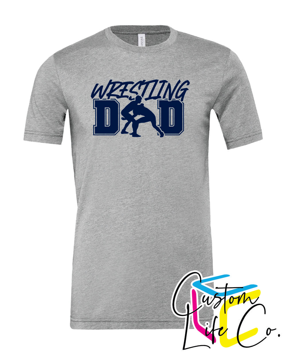 Wrestling Dad Adult T-Shirt
