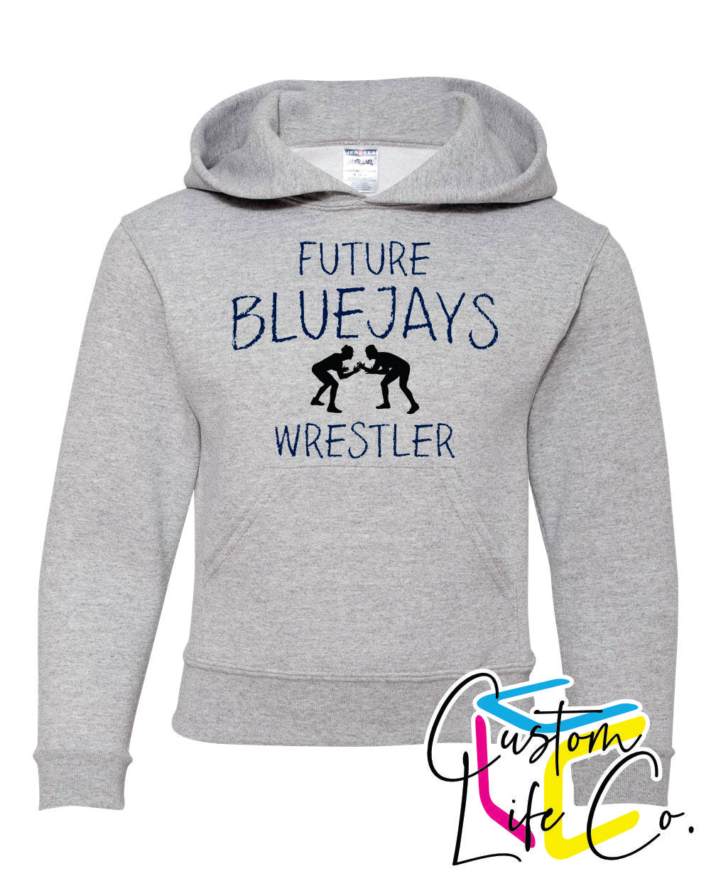 Future Bluejays Wrestler Youth Hoodie