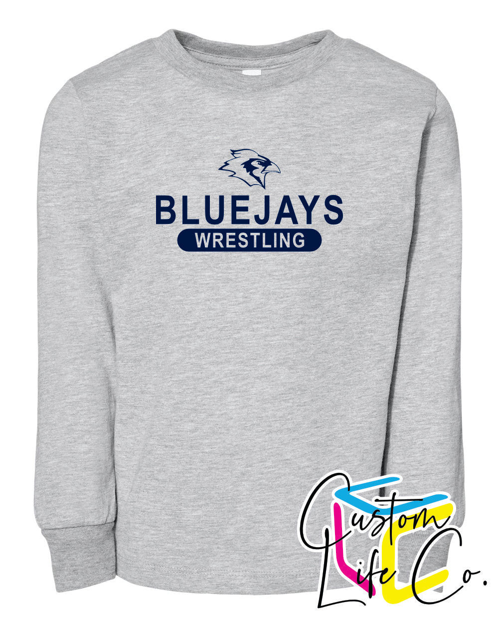 Bluejays Wrestling Youth Long Sleeve