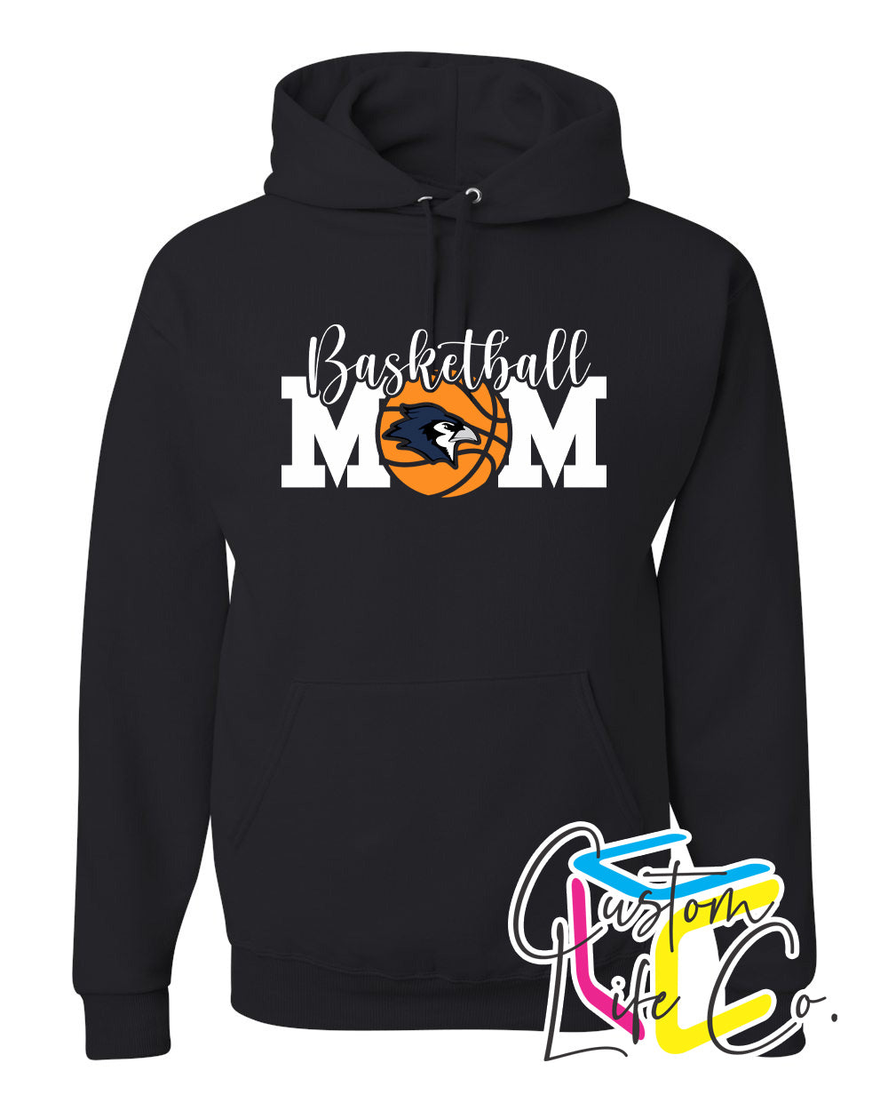 Bluejays Basketball Mom Adult Hoodie