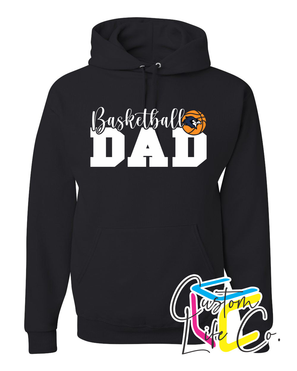 Bluejays Basketball Dad Adult Hoodie