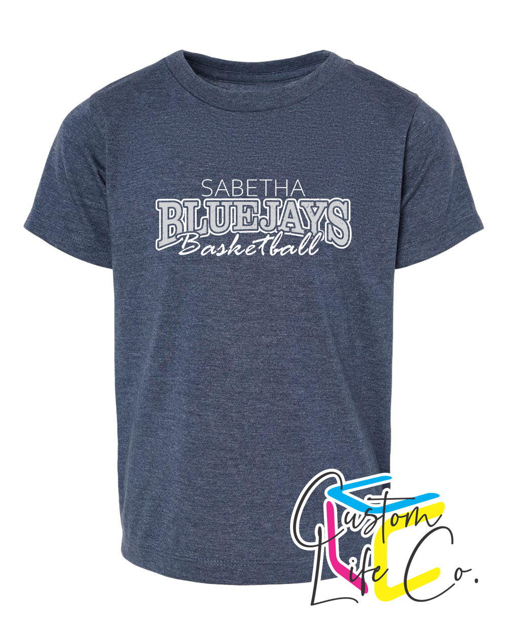 Sabetha Bluejays Basketball Toddler T-shirt