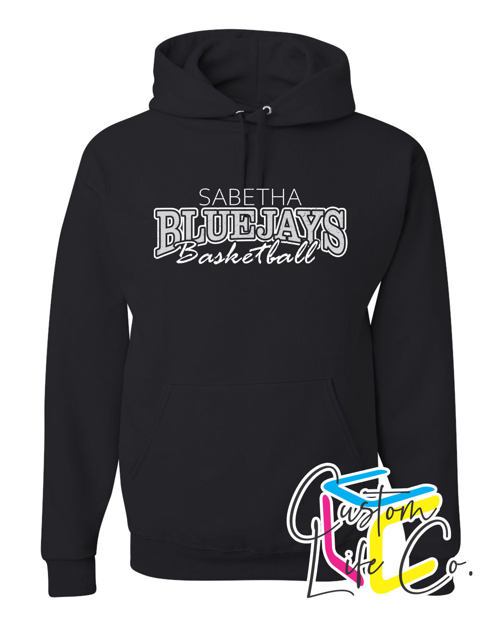 Sabetha Bluejays Basketball Adult Hoodie