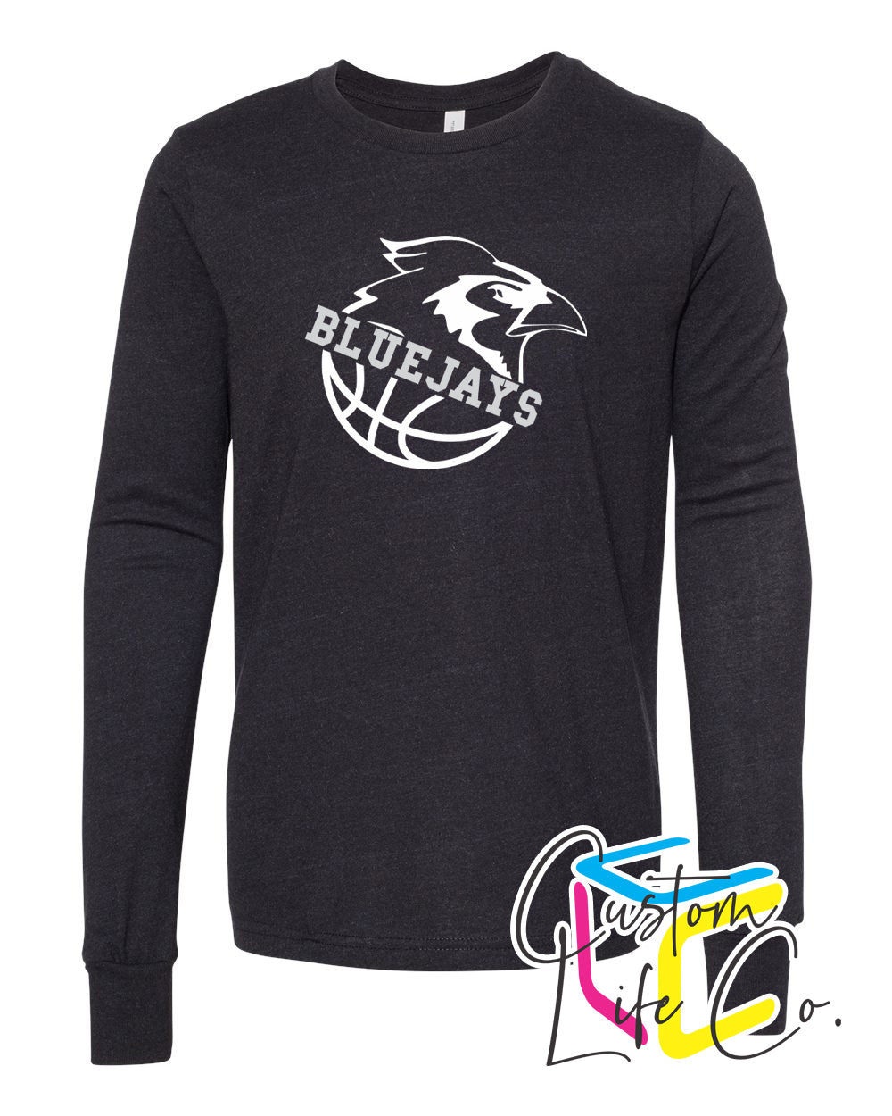 Bluejays Basketball Youth Long Sleeve Shirt