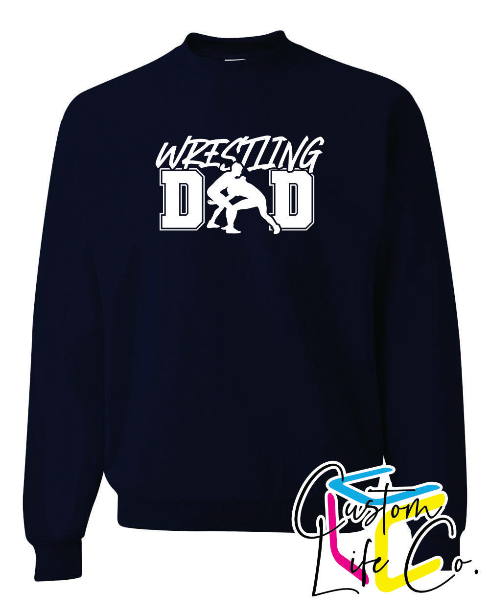Wrestling Dad Adult Crewneck