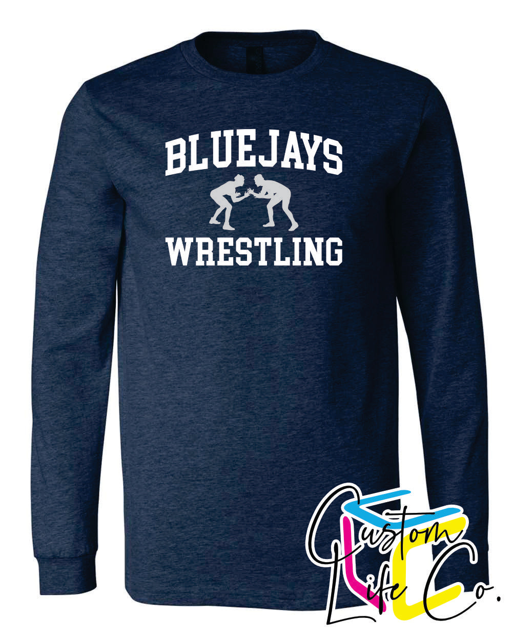 Bluejays Wrestlers Adult Long Sleeve