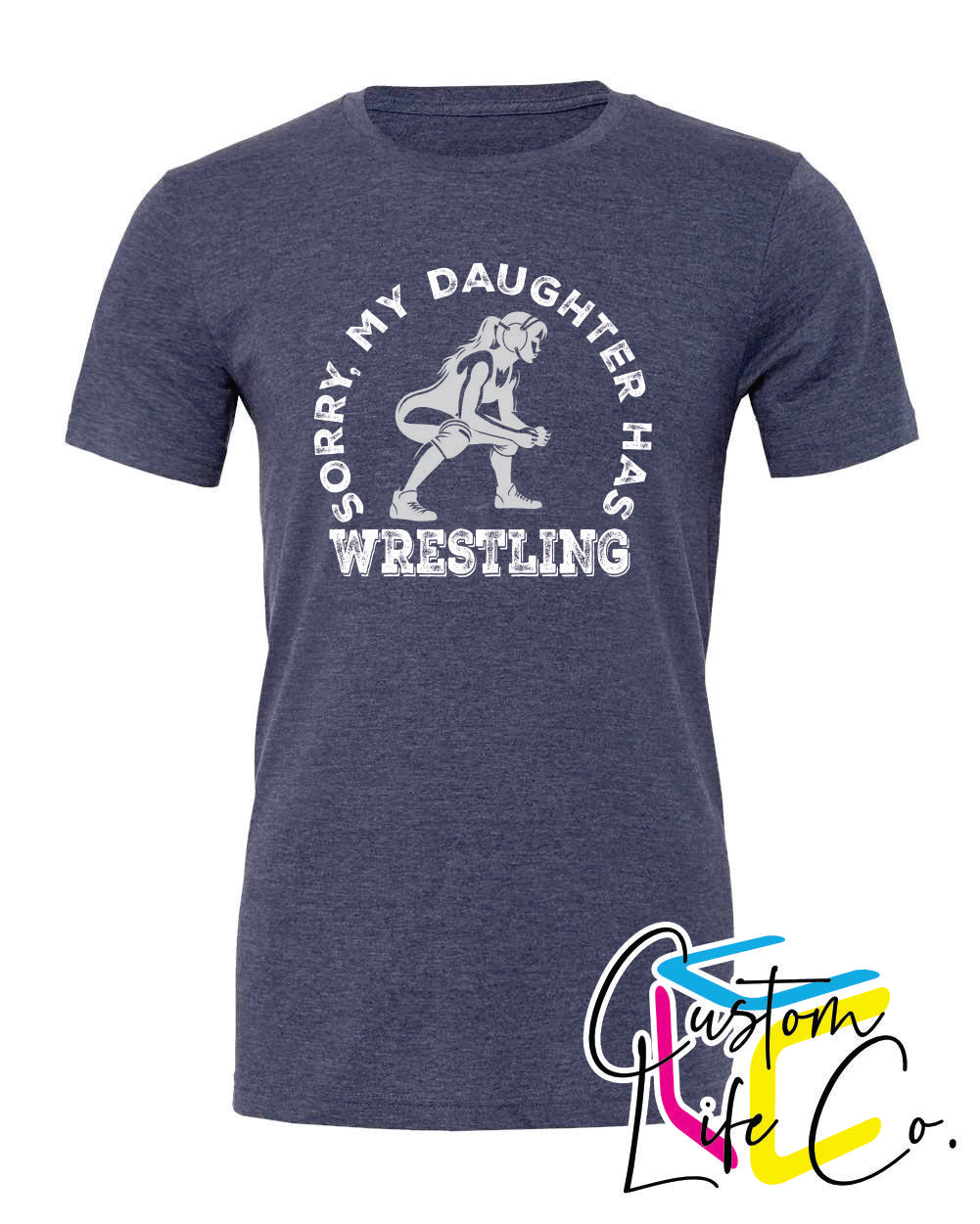 Bluejays Wrestling Daughter Adult T-Shirt