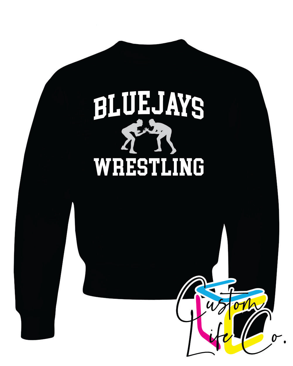 Bluejays Wrestlers Youth Crewneck