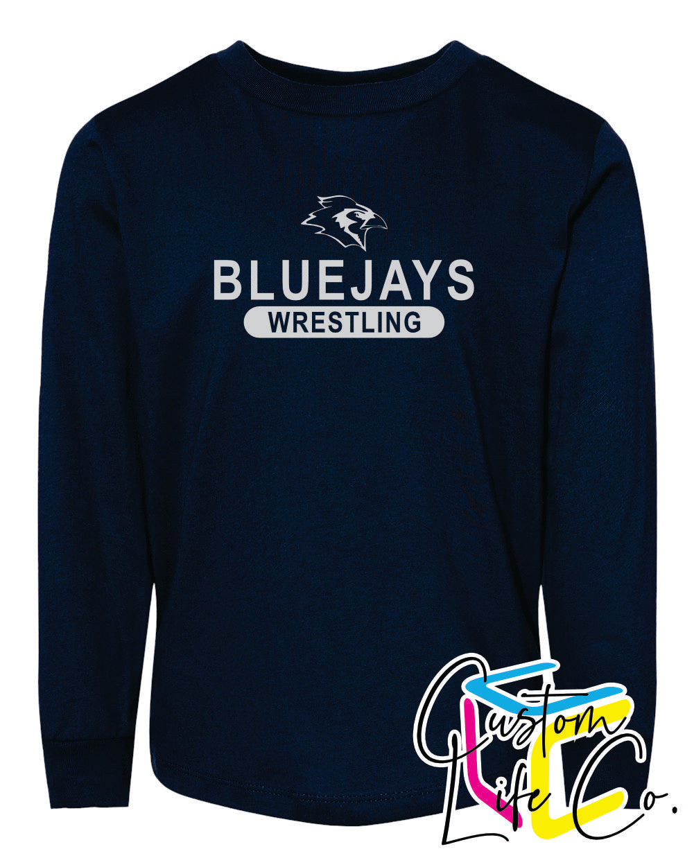 Bluejays Wrestling Youth Long Sleeve