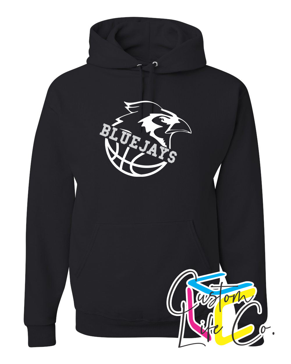 Bluejays Basketball Adult Hoodie