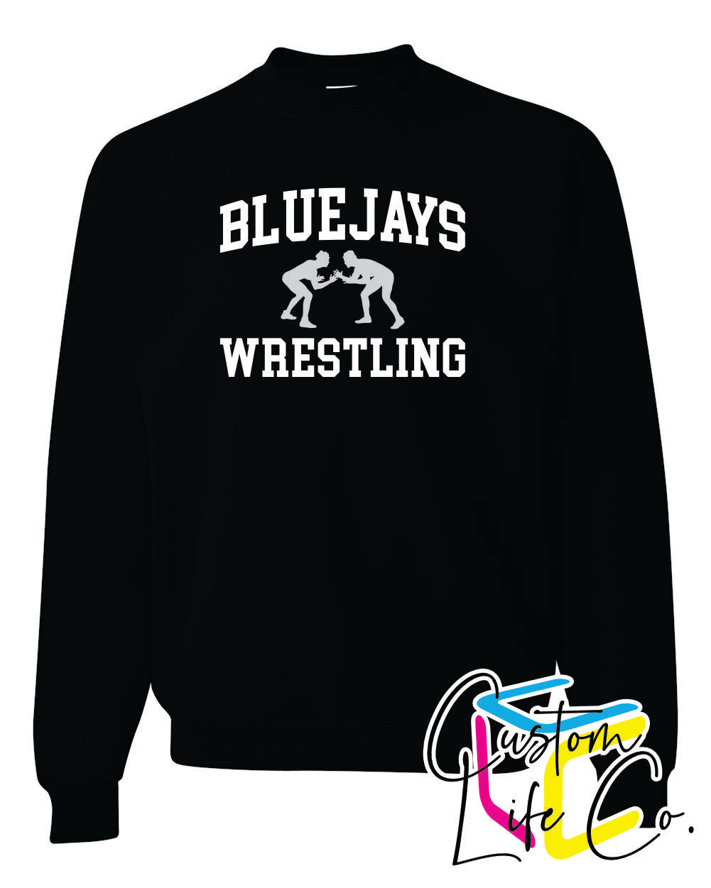 Bluejays Wrestlers Adult Crewneck