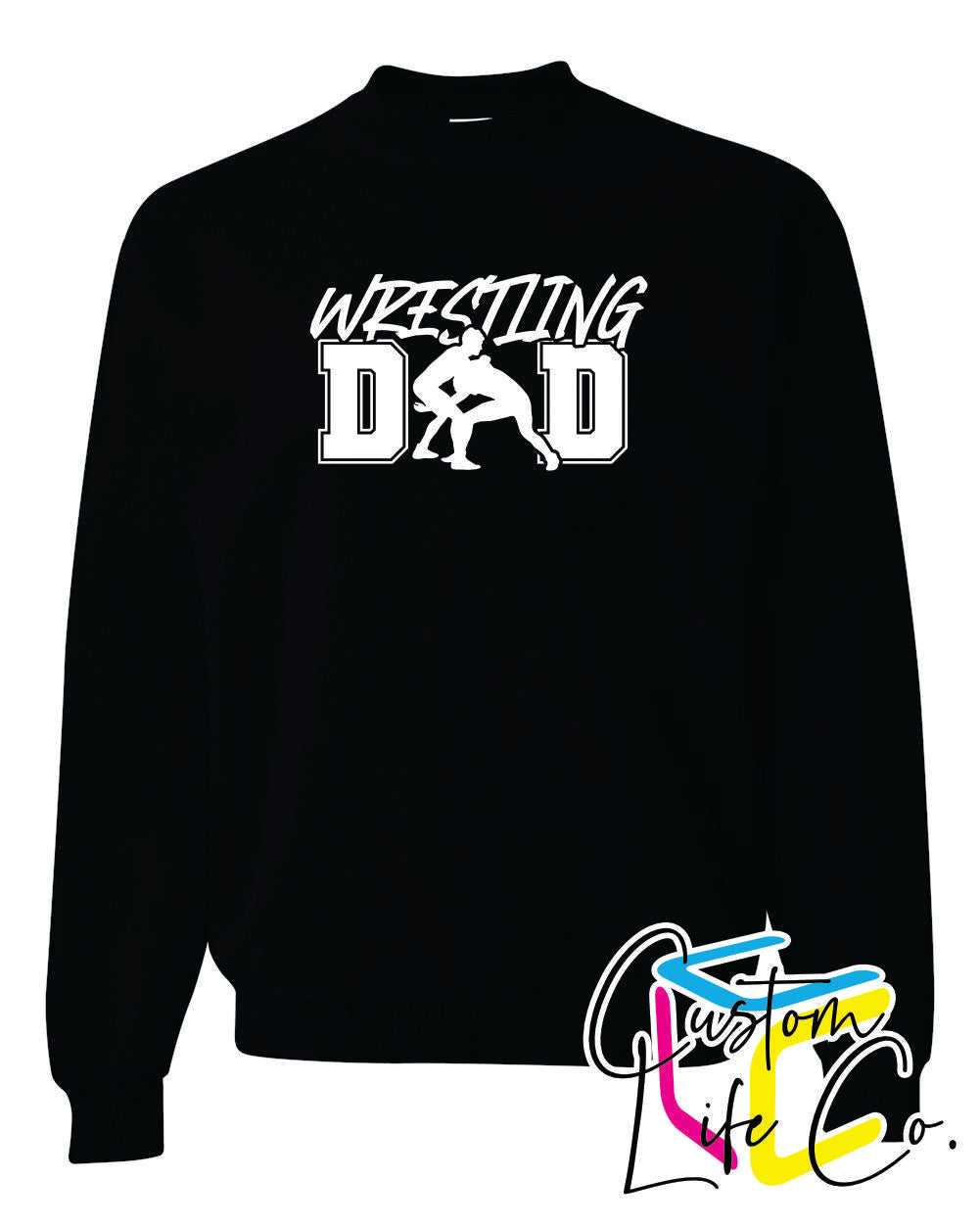Wrestling Dad Adult Crewneck