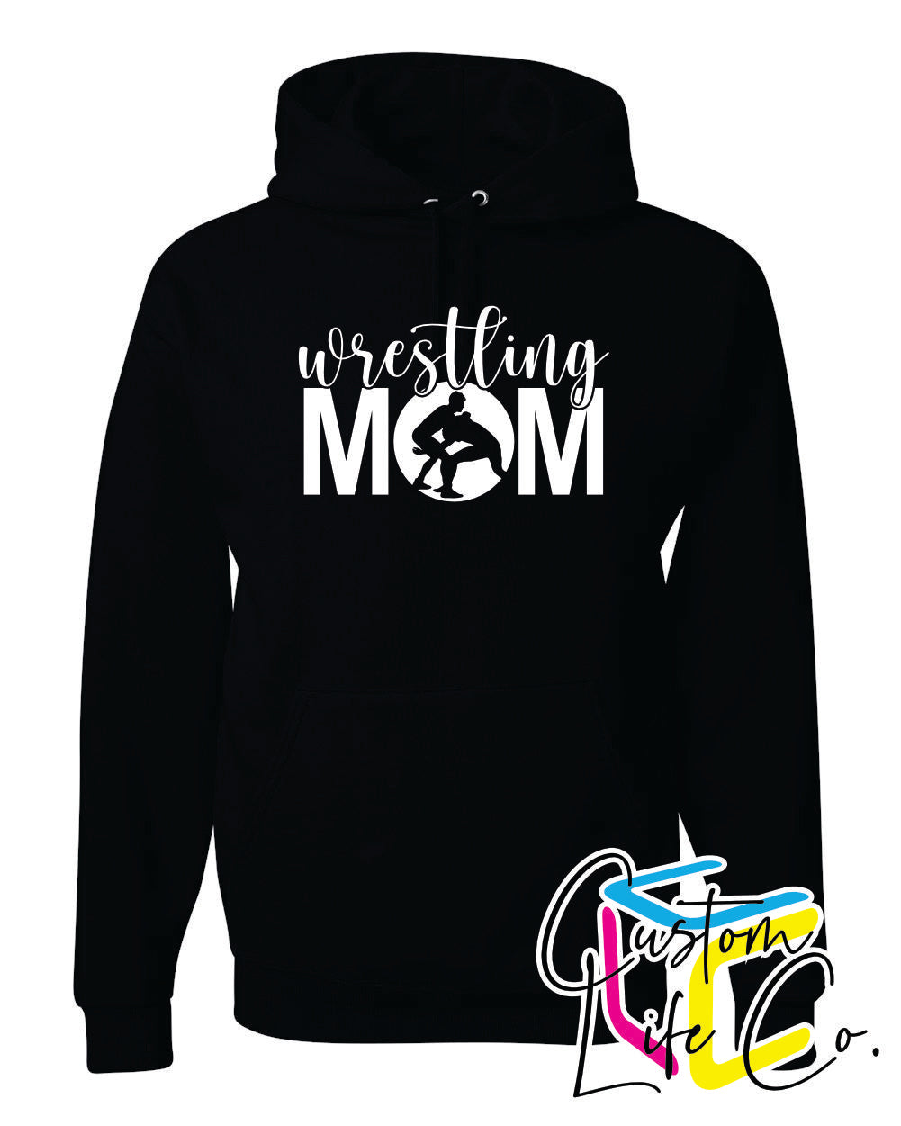 Wrestling Mom Adult Hoodie