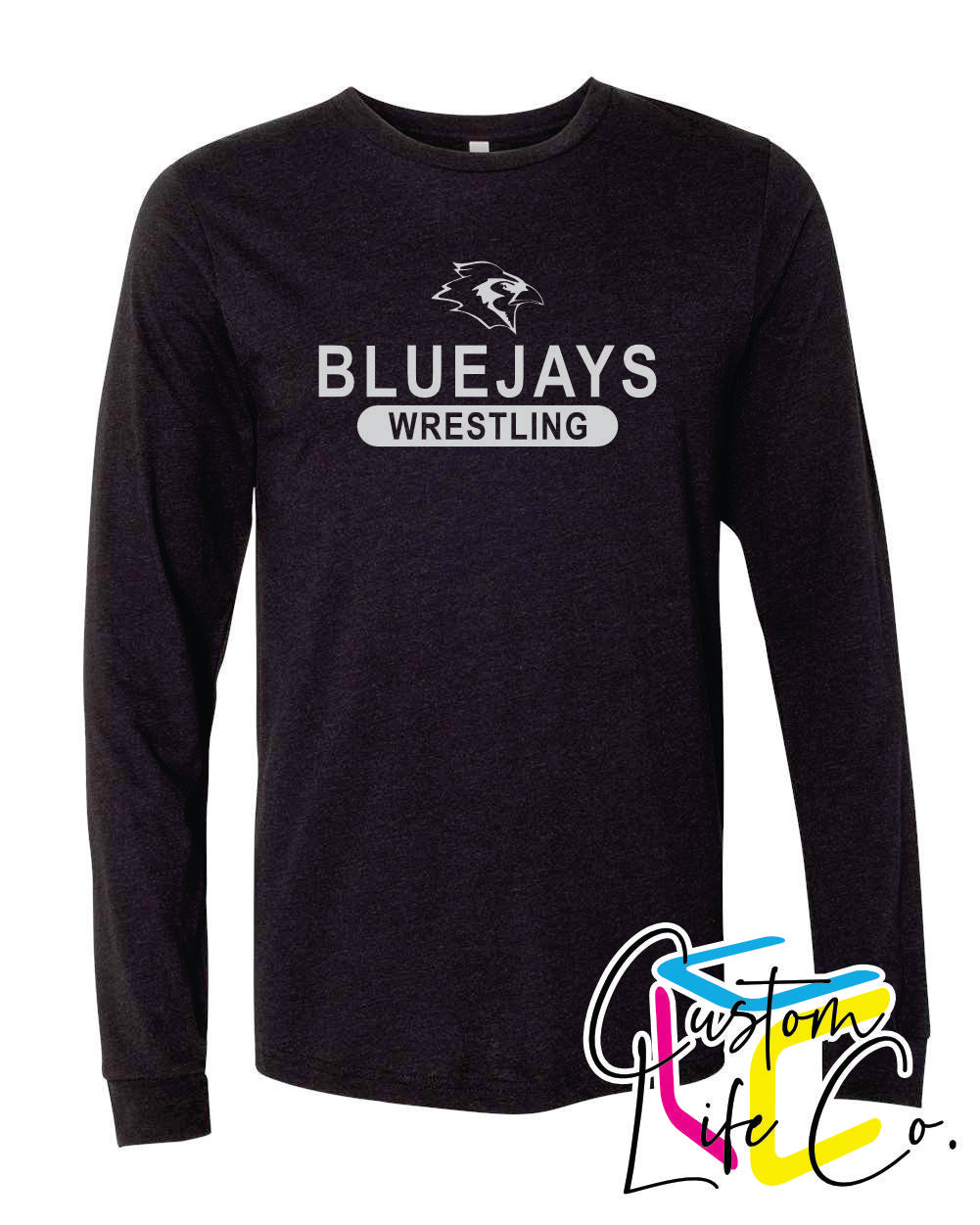 Bluejays Wrestling Adult Long Sleeve