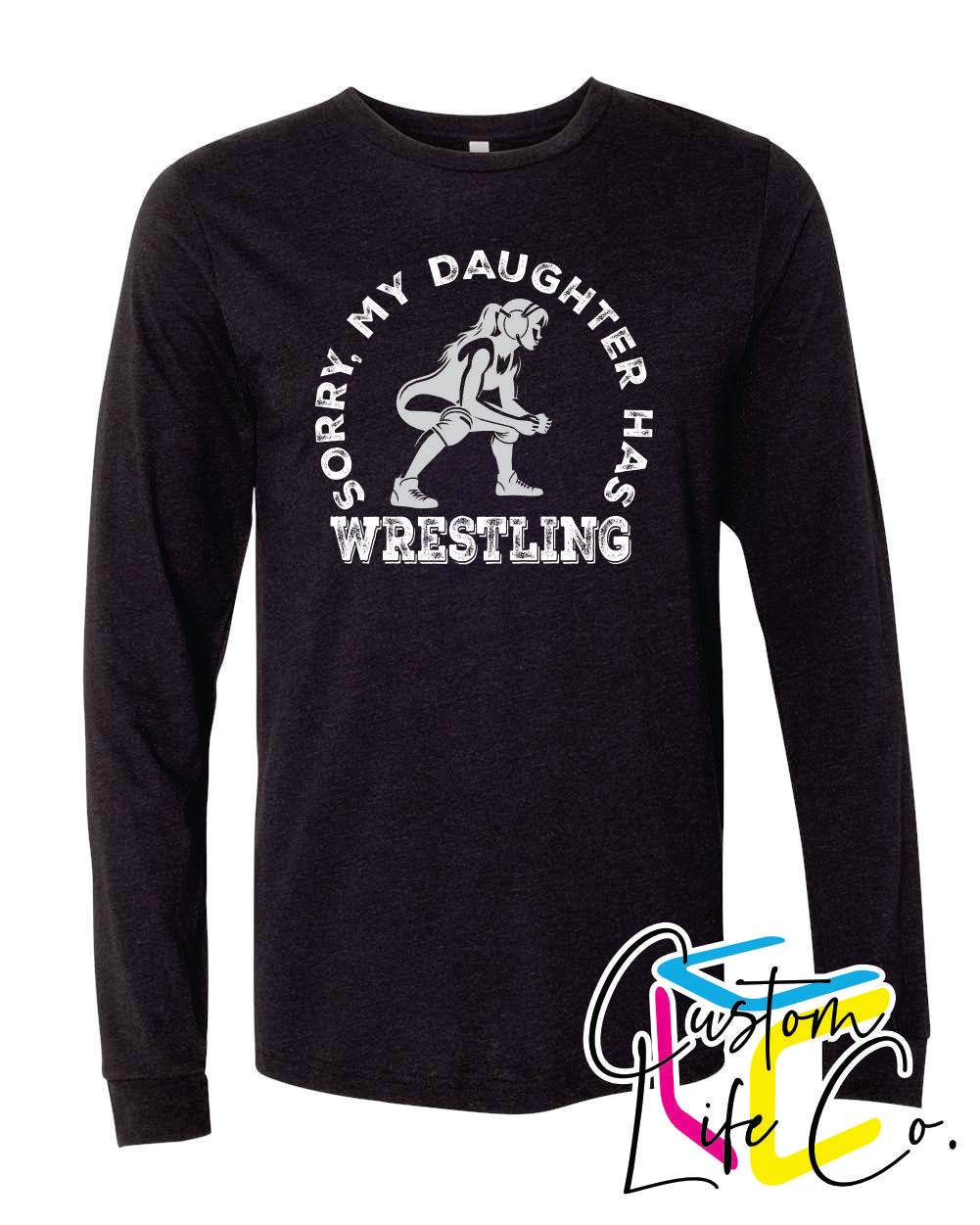 Bluejays Wrestling Daughter Adult Long Sleeve