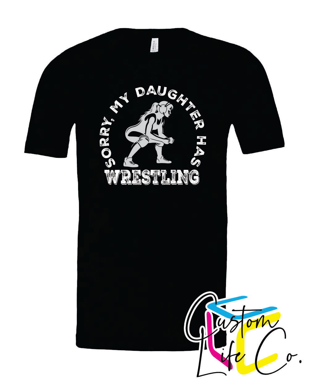 Bluejays Wrestling Daughter Adult T-Shirt