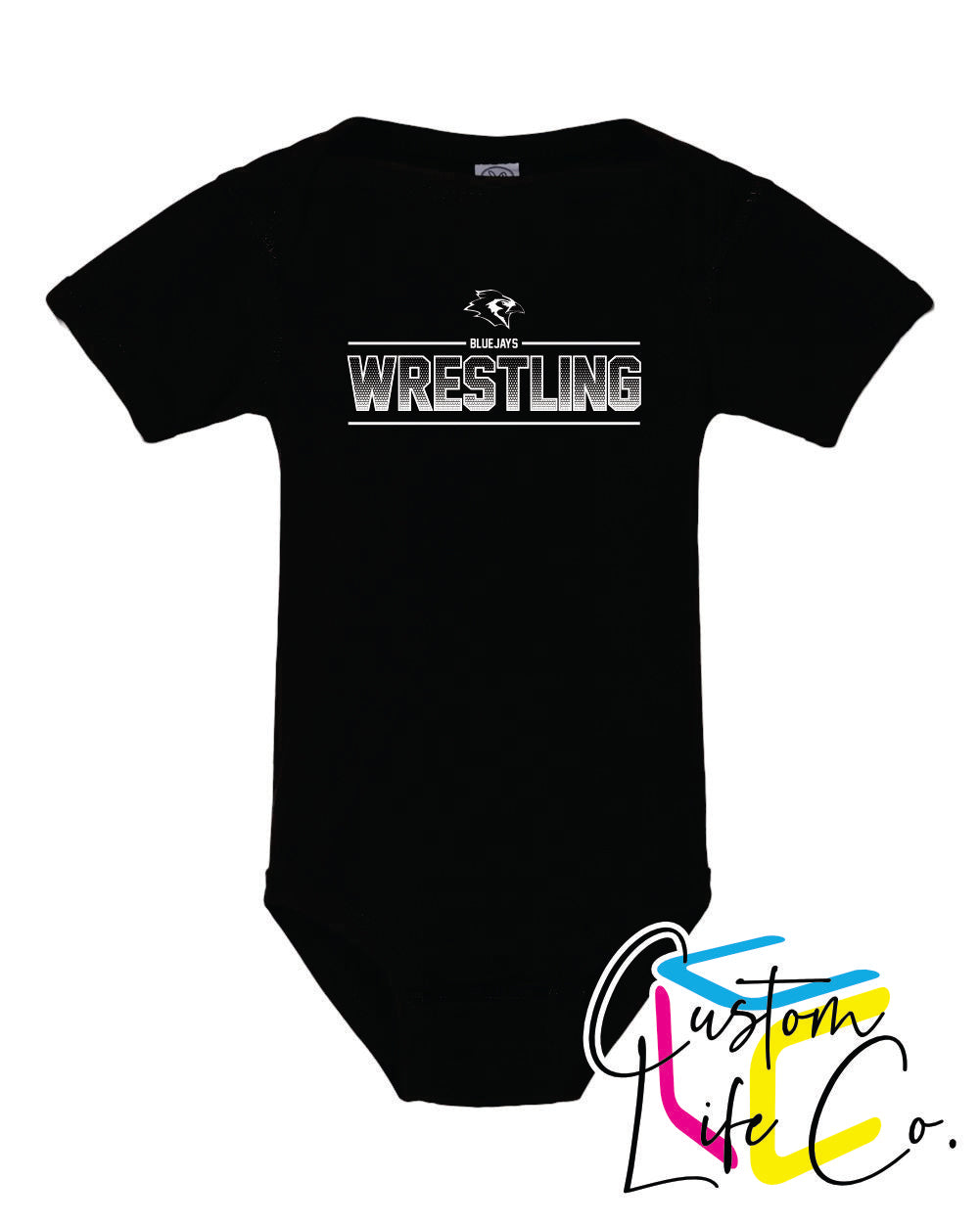 Bluejays Wrestling Ombre Infant Onesie