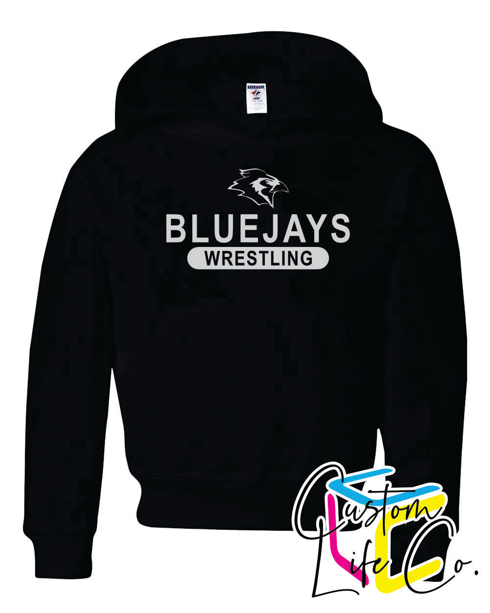 Bluejays Wrestling Youth Hoodie