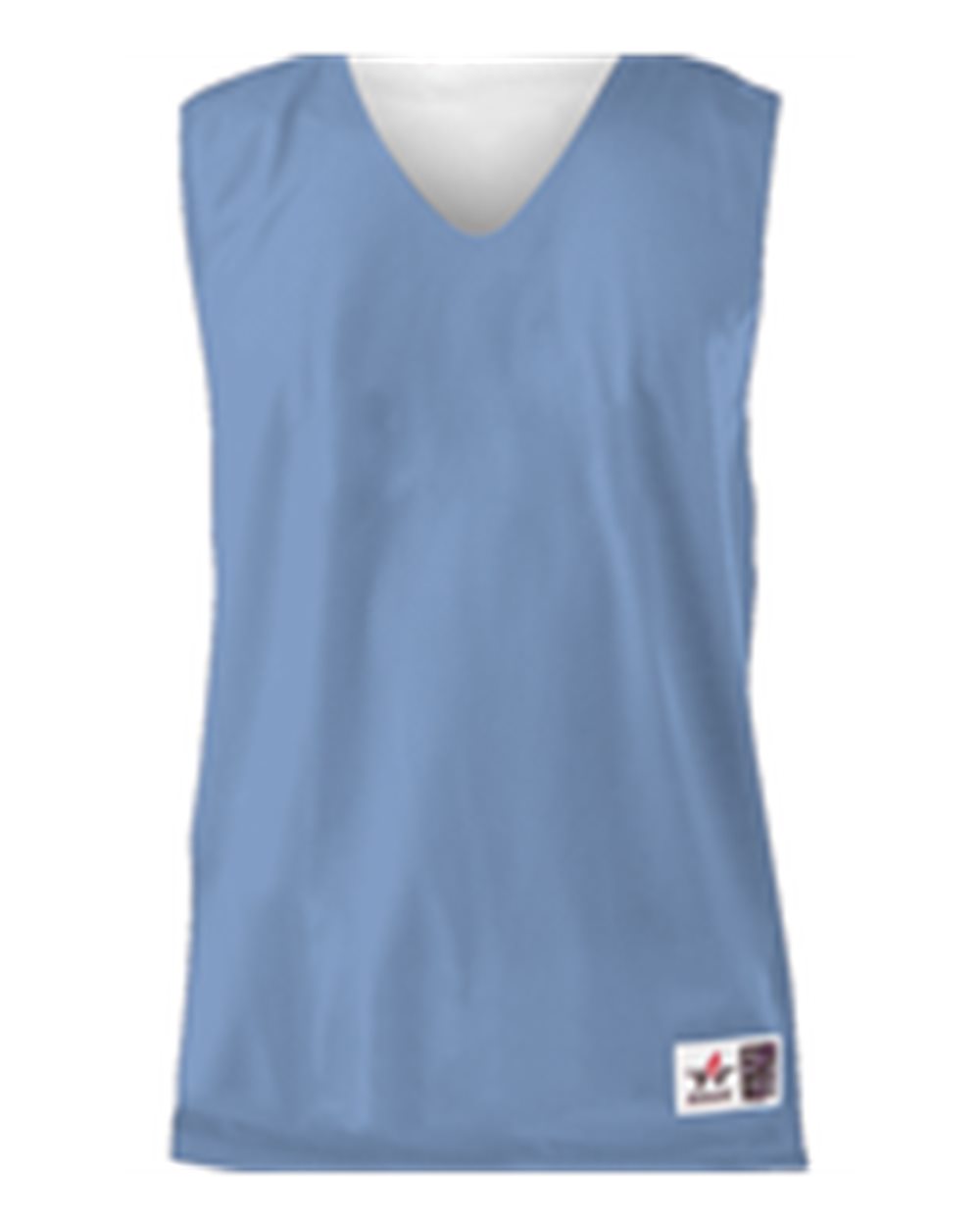 Adult Reversible Basketball Jersey - Columbia Blue/White