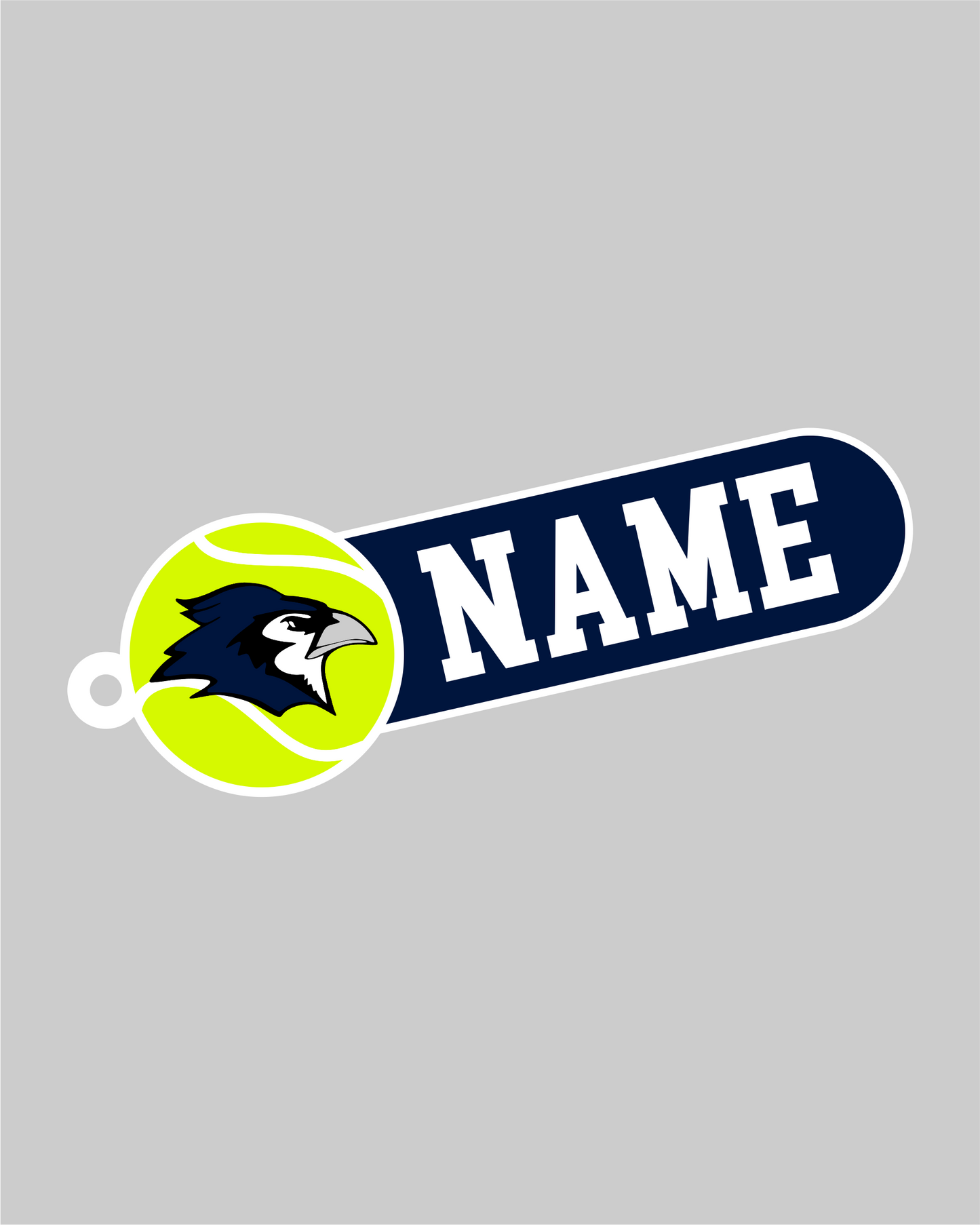 SHS Tennis Acrylic Bag Tag