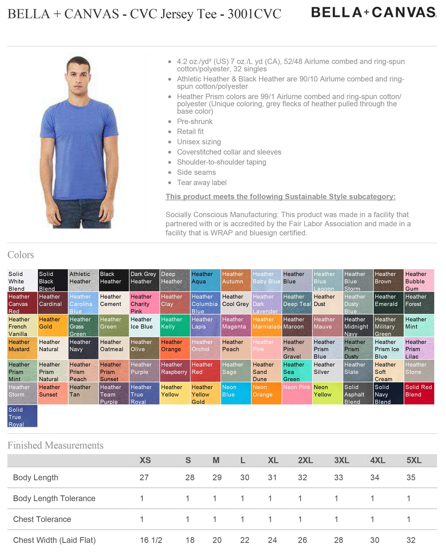 Sabetha EMS T-Shirt with Star of Life - Bella+Canvas