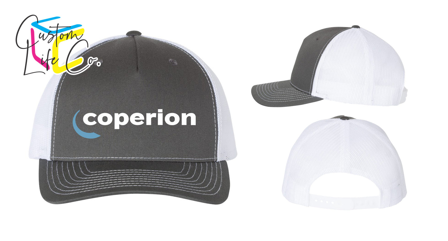 Coperion Adult Five-Panel Trucker Cap