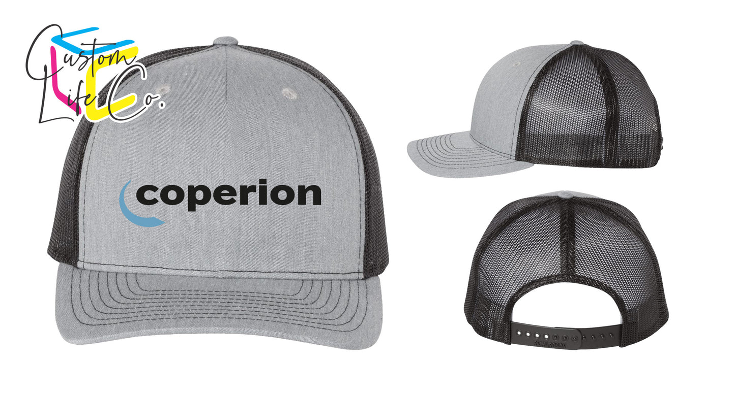 Coperion Adult Five-Panel Trucker Cap