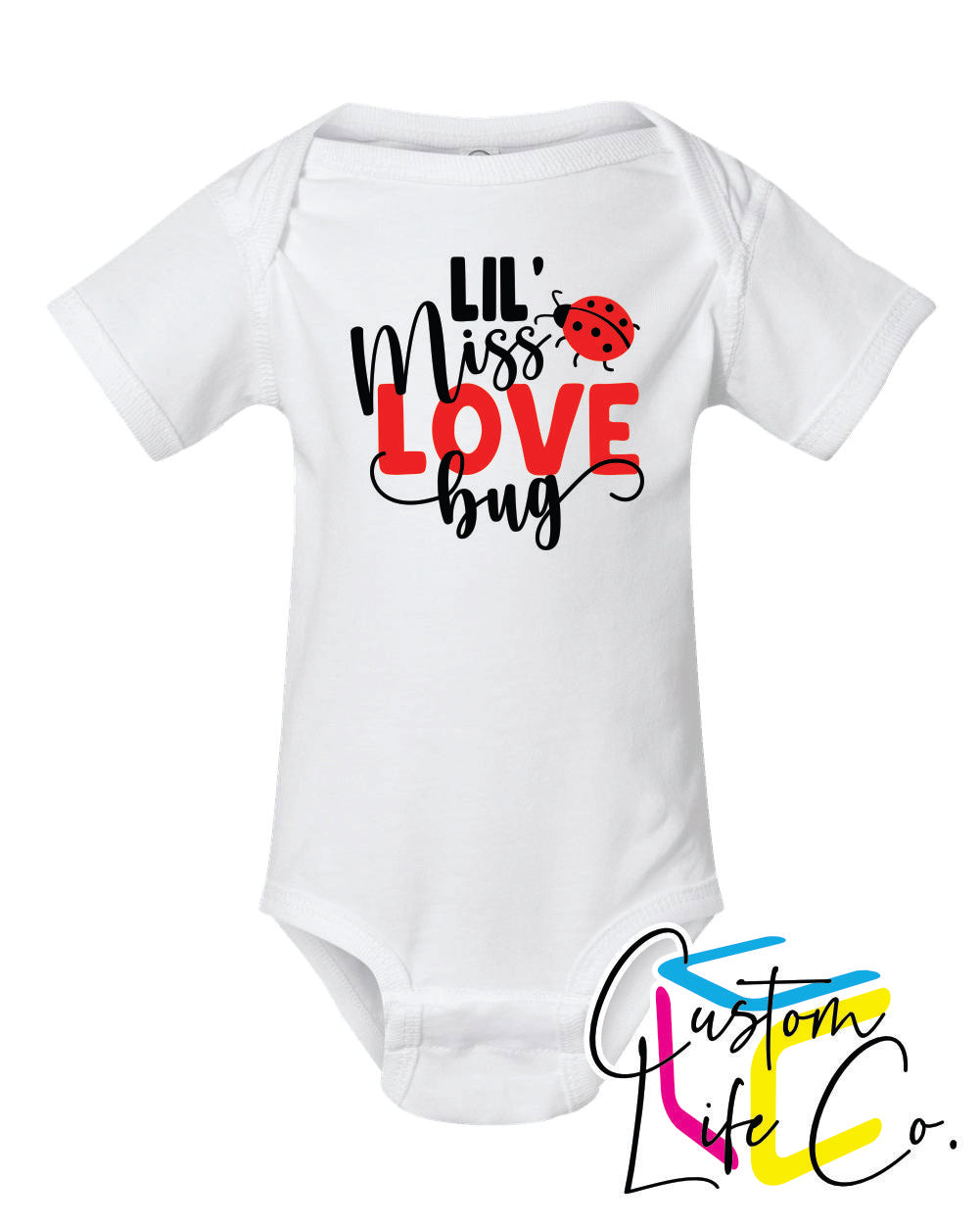 Valentine's Day Infant Girls Onesie D1