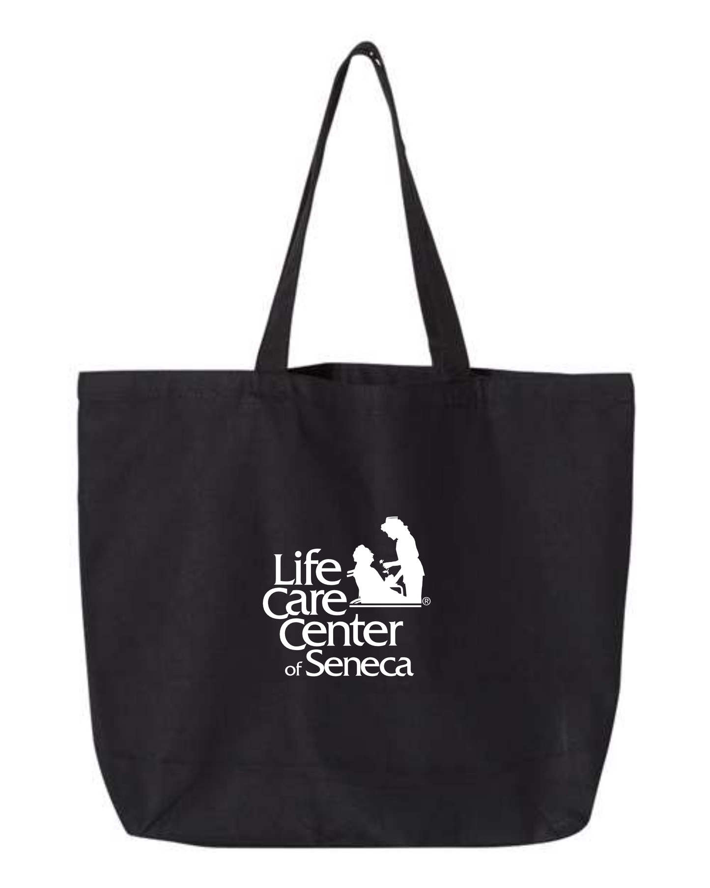 LifeCare White Logo Bags