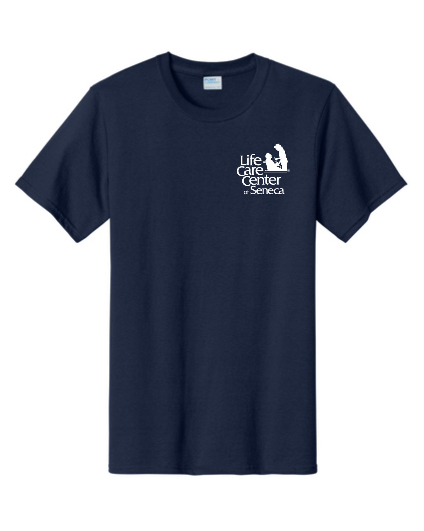 LifeCare White Logo Tall Apparel