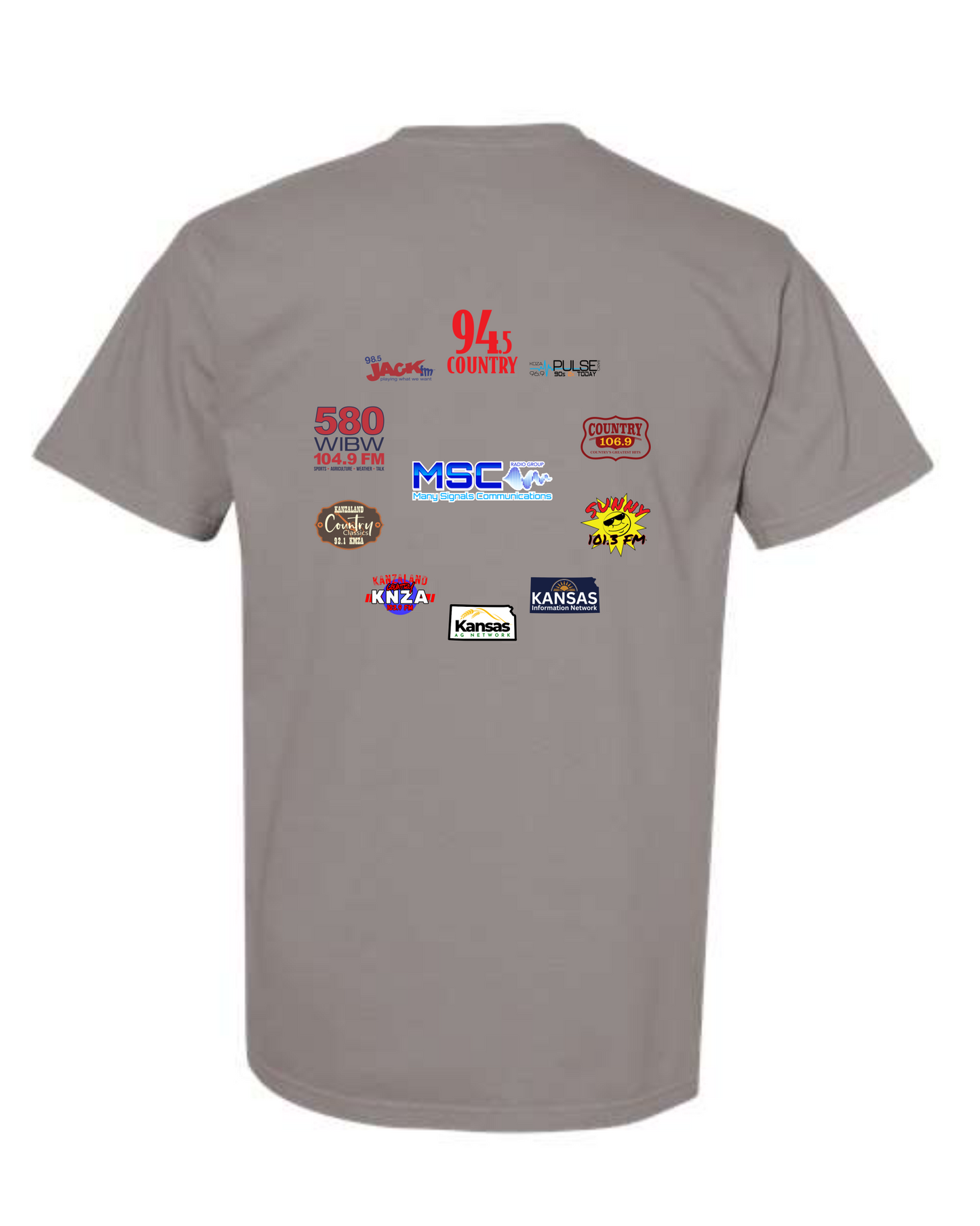 MSC Radio Group Round Collage T-Shirts & Long Sleeve