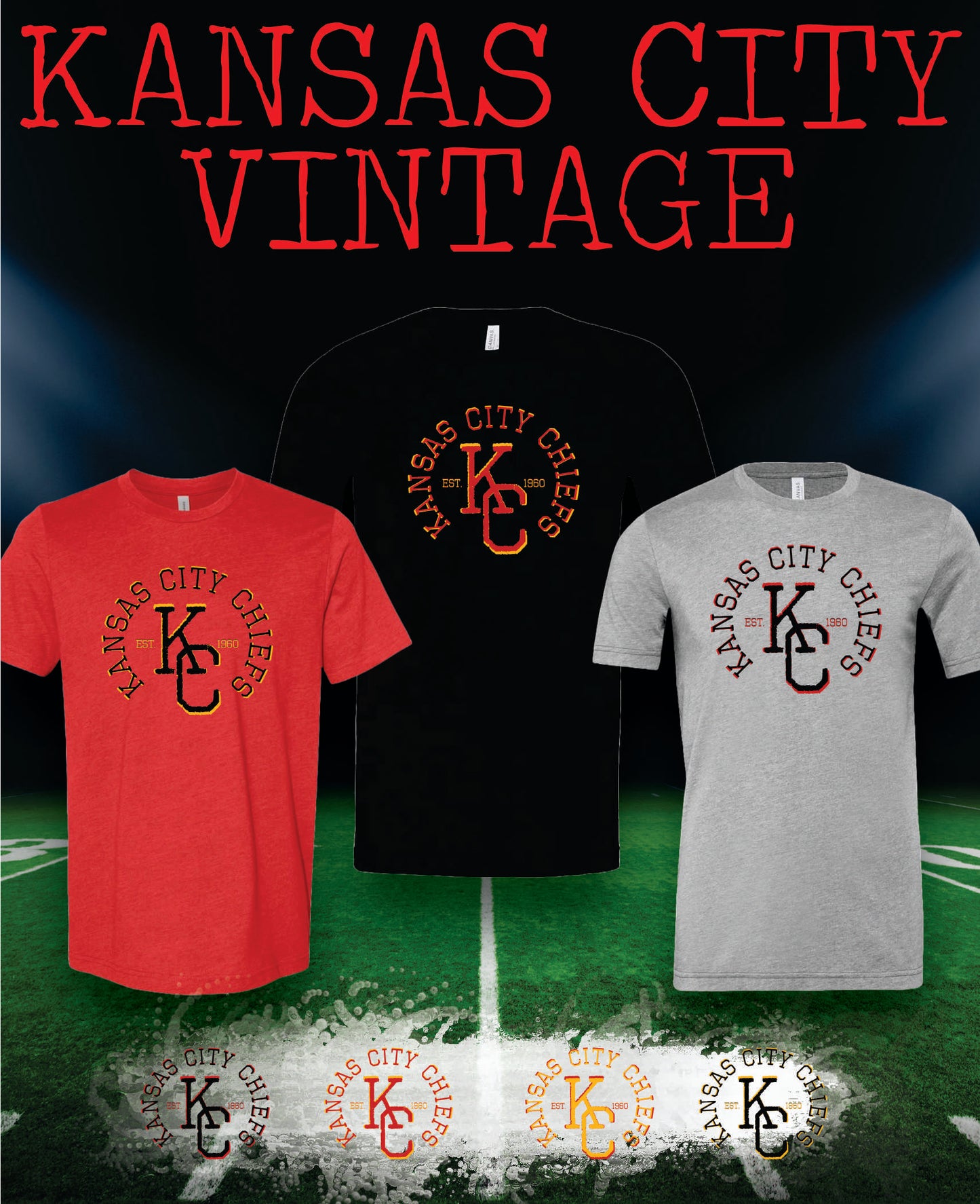 Vintage KC Round Graphic Tee