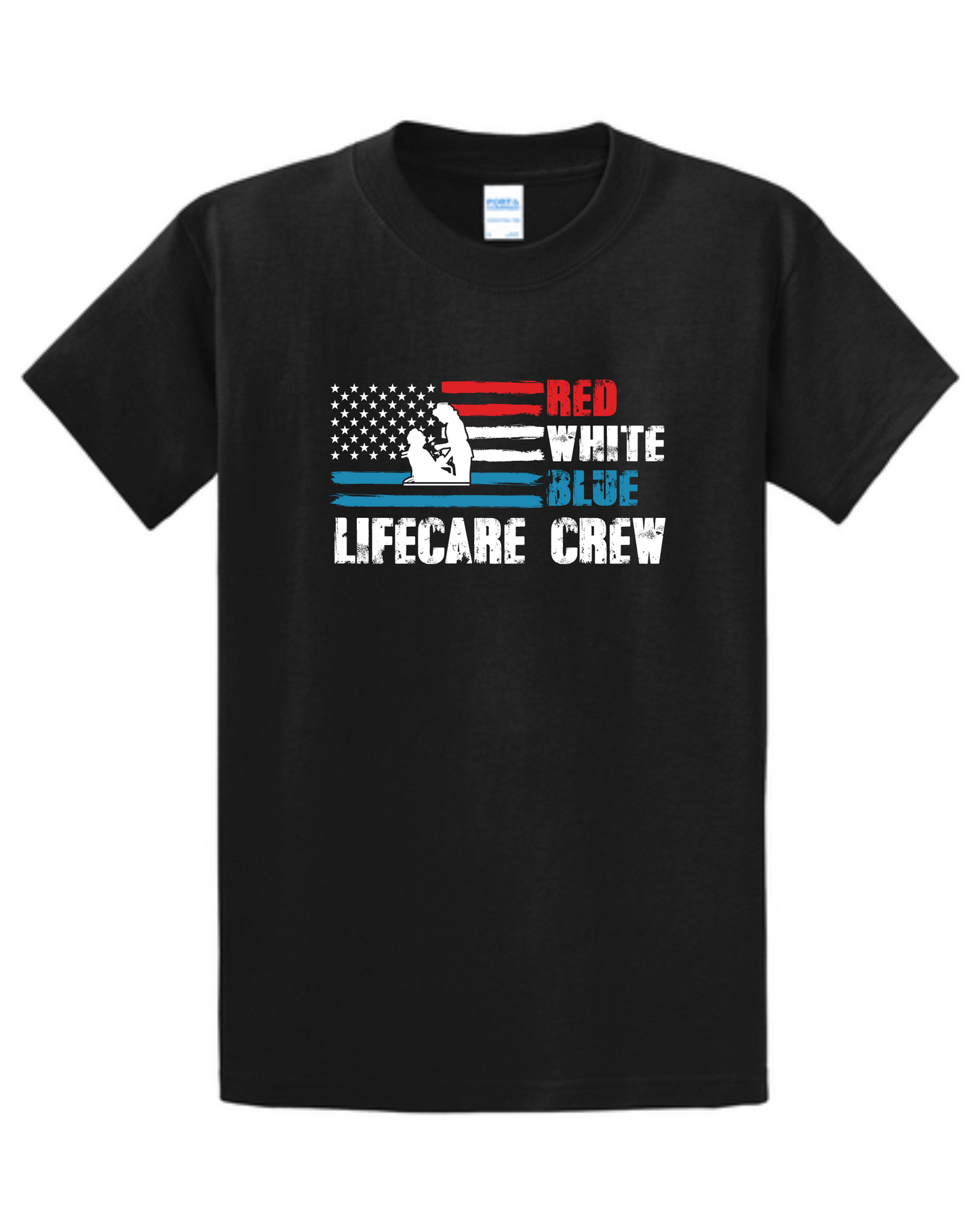 Red White Blue Crew Tall Apparel
