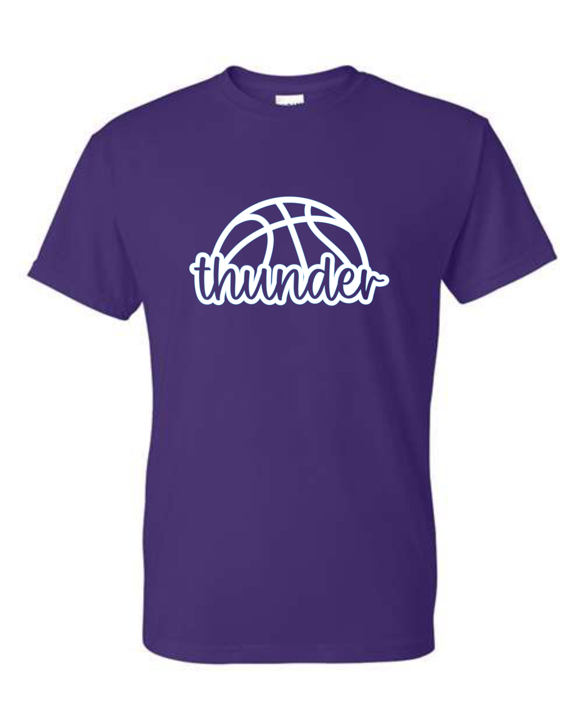 Thunder Basketball Script T-Shirts & Long Sleeve