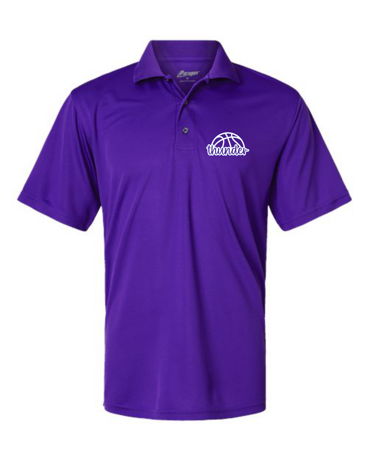 Thunder Basketball Script Polos, Button-Up Shirts, & Dresswear