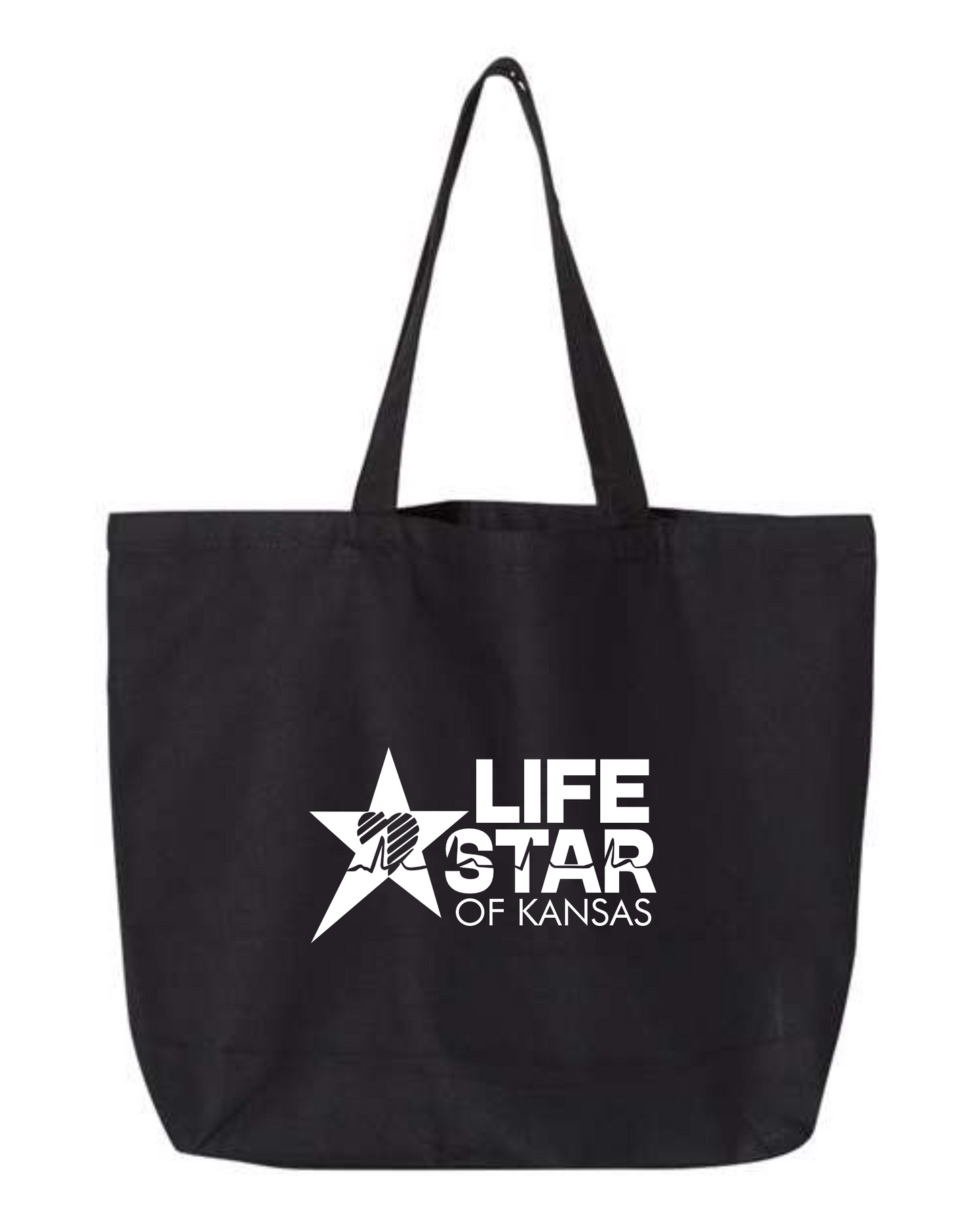 Life Star Black/White Logo Bags