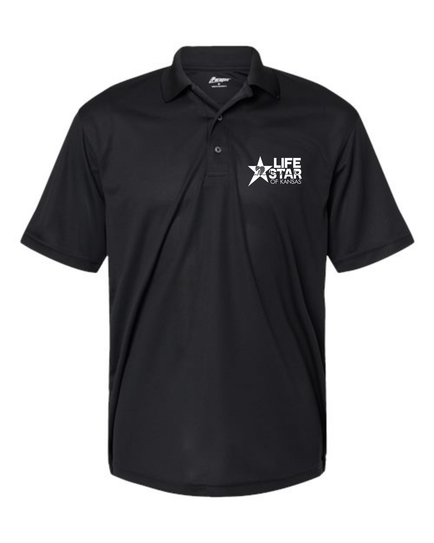 Life Star Black/White Logo Polos & Dresswear